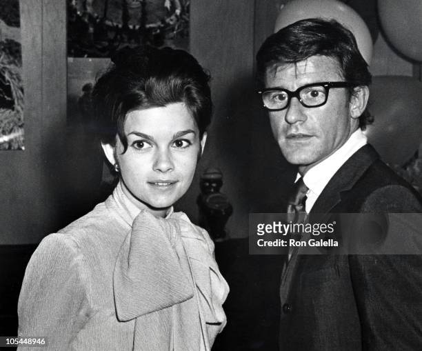 Genevieve Bujold and Roddy McDowall during Party for Dr. Dolittle Album at Danny's Hideaway Restaurant in New York City, New York, United States.