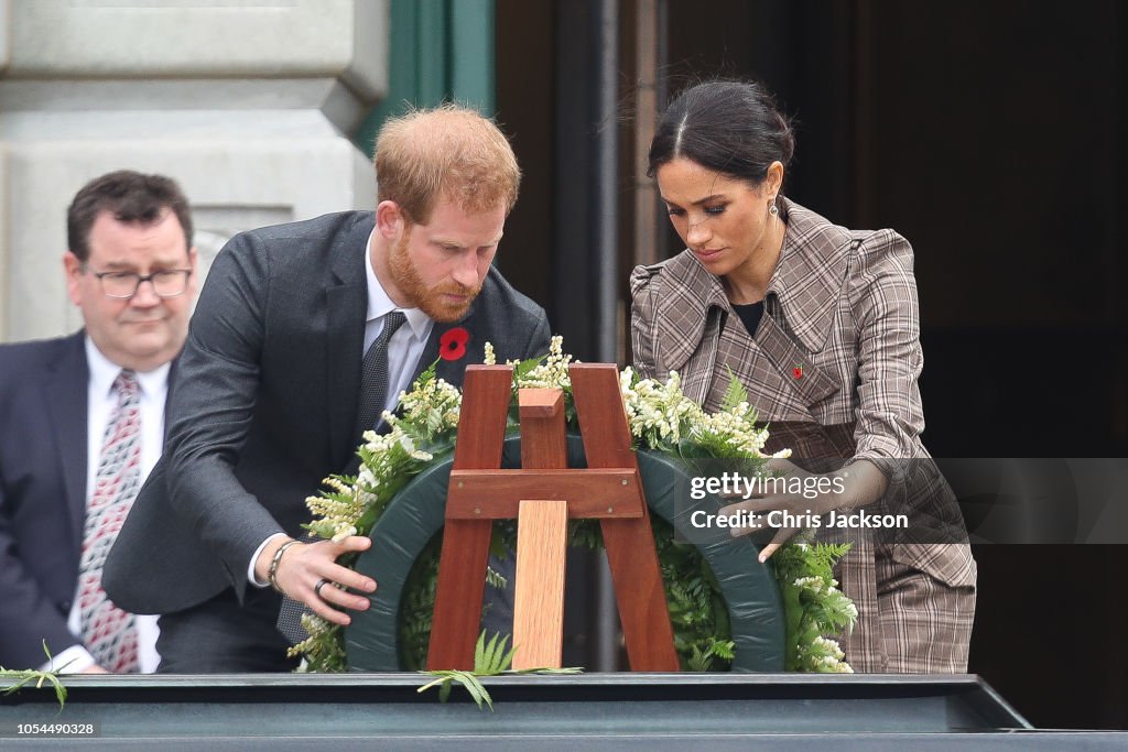 The Duke And Duchess Of Sussex Visit New Zealand - Day 1