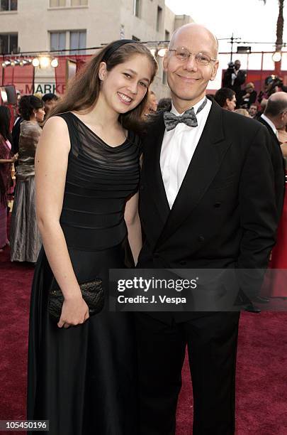 Robert Newman of ICM and daughter Leah during The 77th Annual Academy Awards - Executive Arrivals at Kodak Theatre in Hollywood, California, United...