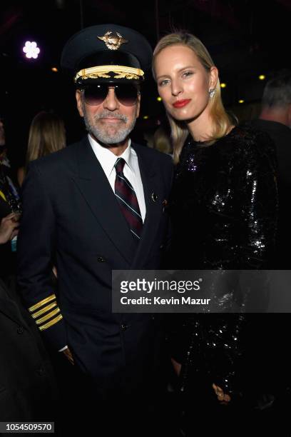 George Clooney and Karolina Kurkova attend Casamigos Halloween party at CATCH Las Vegas at ARIA Resort & Casino on October 27, 2018 in Las Vegas,...