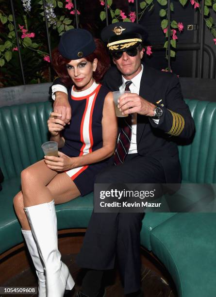 Cindy Crawford and Rande Gerber attend Casamigos Halloween party at CATCH Las Vegas at ARIA Resort & Casino on October 27, 2018 in Las Vegas, Nevada.