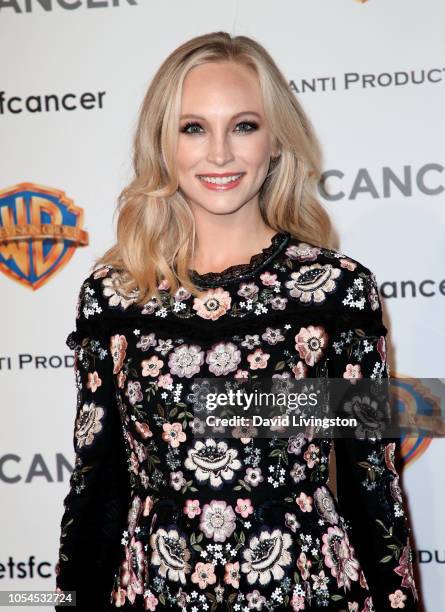 Candice King attends FCancer's 1st Annual Barbara Berlanti Heroes Gala at Warner Bros. Studios on October 13, 2018 in Burbank, California.