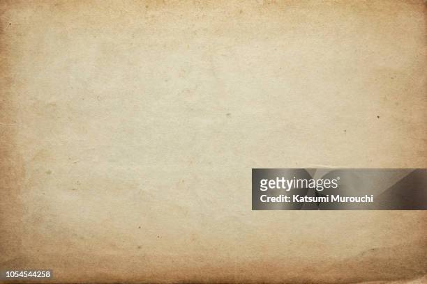 old brown paper texture background - used foto e immagini stock