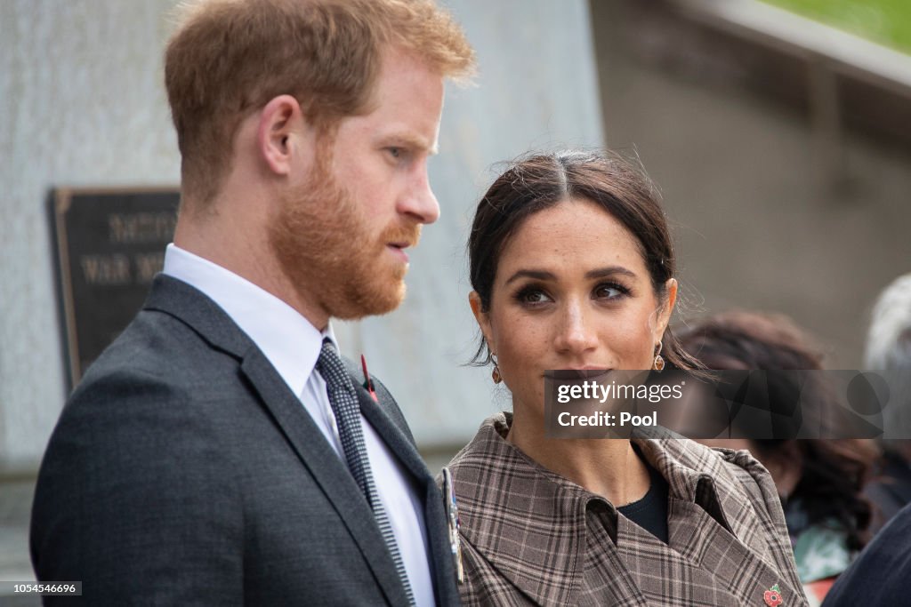 The Duke And Duchess Of Sussex Visit New Zealand - Day 1