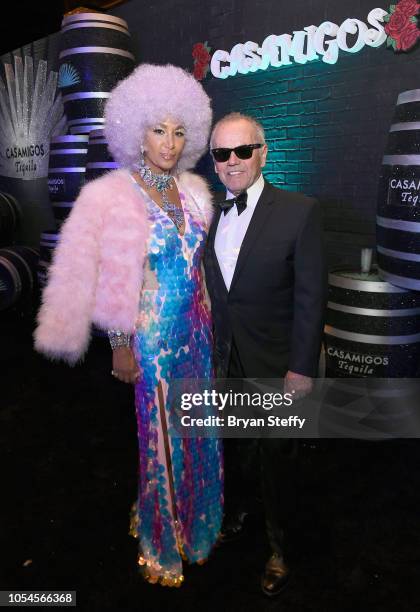 Gelila Puck and Wolfgang Puck attend Casamigos Halloween party at CATCH Las Vegas at ARIA Resort & Casino on October 27, 2018 in Las Vegas, Nevada.