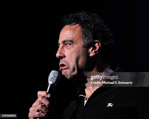Comedian/actor Brad Garrett performs at the Pasadena Civic Auditorium on October 10, 2010 in Pasadena, California.