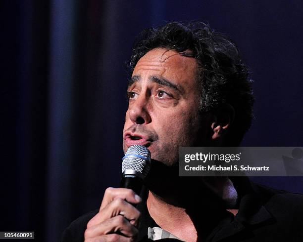 Comedian/actor Brad Garrett performs at the Pasadena Civic Auditorium on October 10, 2010 in Pasadena, California.