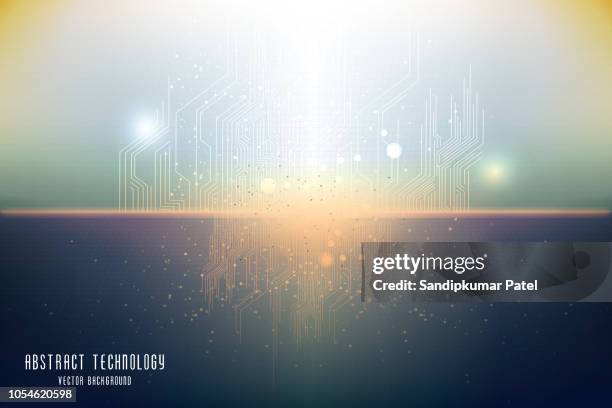 circuit texture background - data lines straight stock illustrations