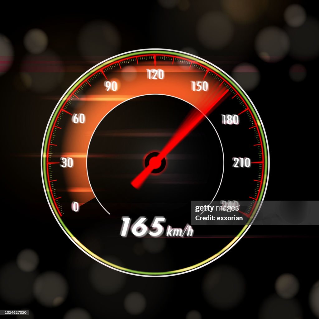 Speedy Car Dashboard Screen.