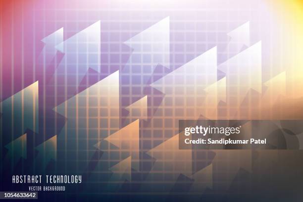 abstract technology innovation concept - computer loading stock illustrations