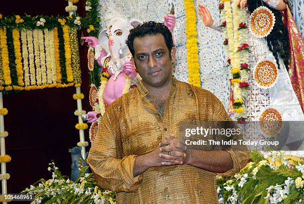 Anurag Basu during the Maa Dugra festival in Mumbai on 13th October, 2010.