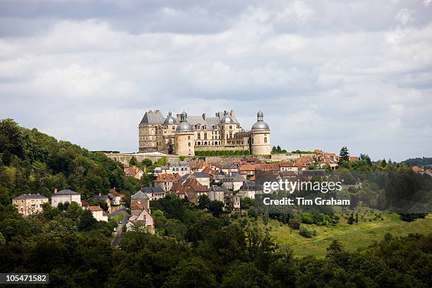 17th century listed historical monument Chateau de Hautefort, near Perigueux in the Dordogne, France
