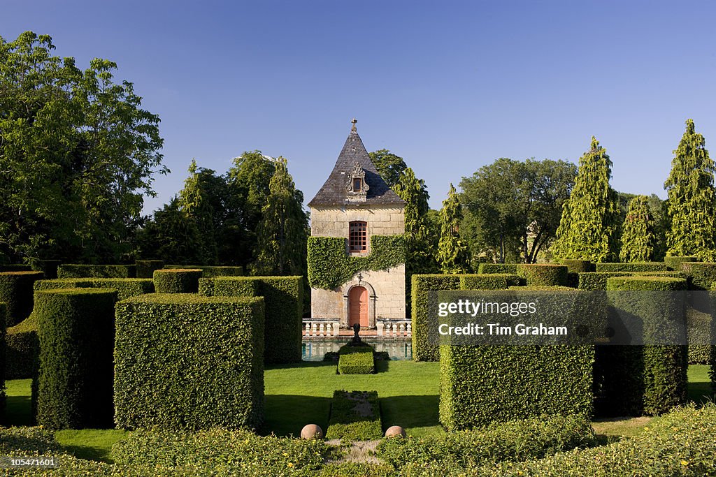 Gardens of Manoir d'Eyrignac, Dordogne, France