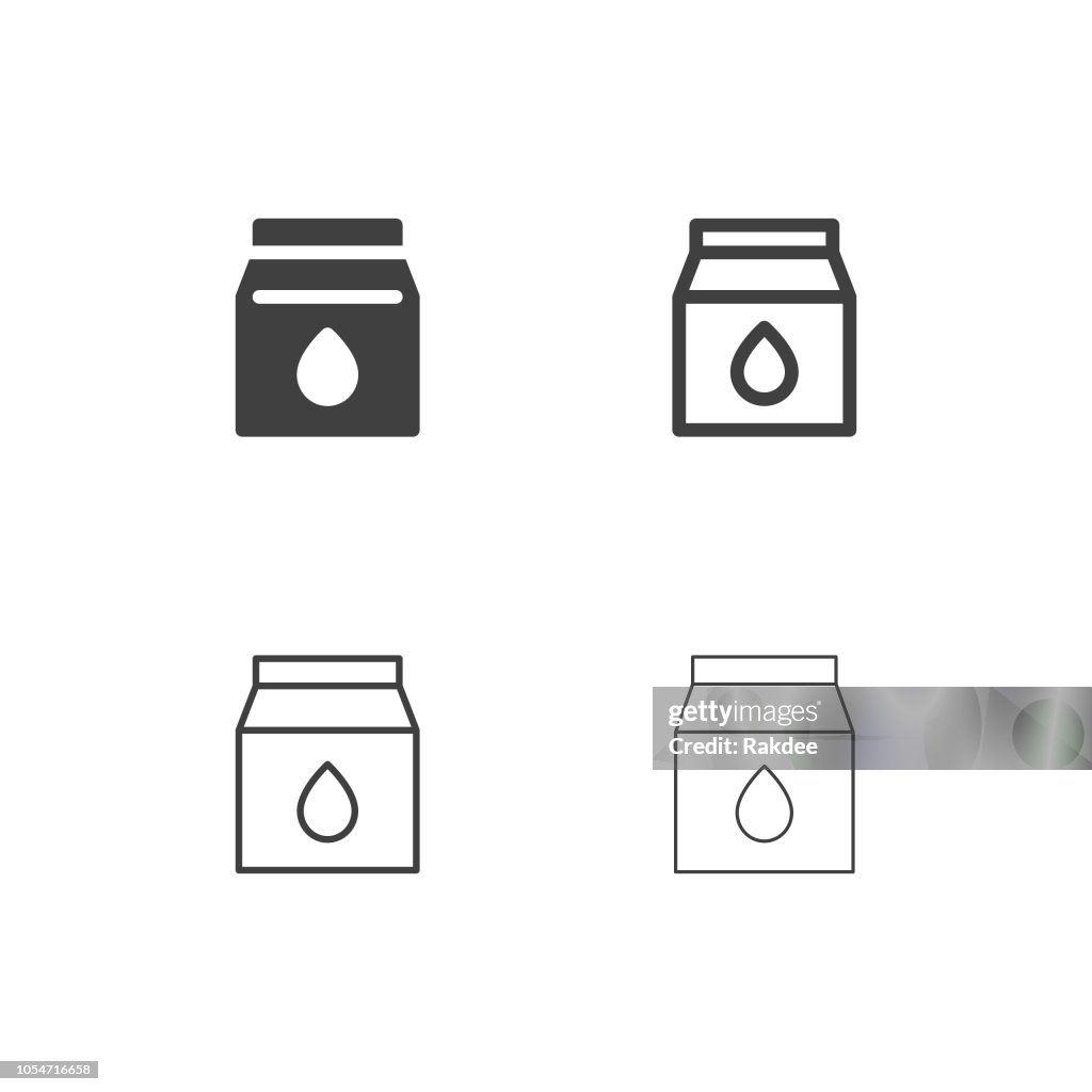 Milk Box Icons - Multi Series
