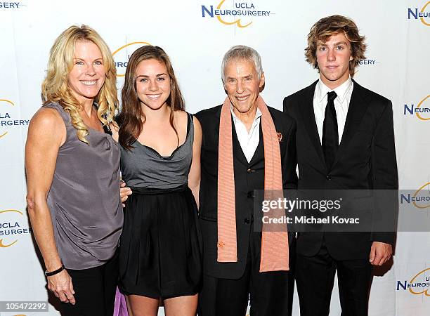 Musician Burt Bacharach , his wife Jane Bacharach , daughter Raleigh, and son Oliver attend UCLA Department of Neurosurgery's 2010 Visionary Ball at...