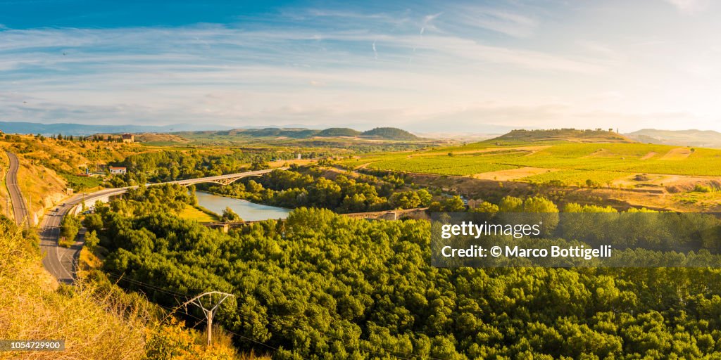 Sunset on La Rioja, Spain