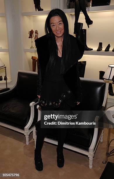 Designer Vera Wang attends Ralph Lauren Receives Key to the City of New York at Ralph Lauren Women's Store at 888 Madison Avenue on October 14, 2010...