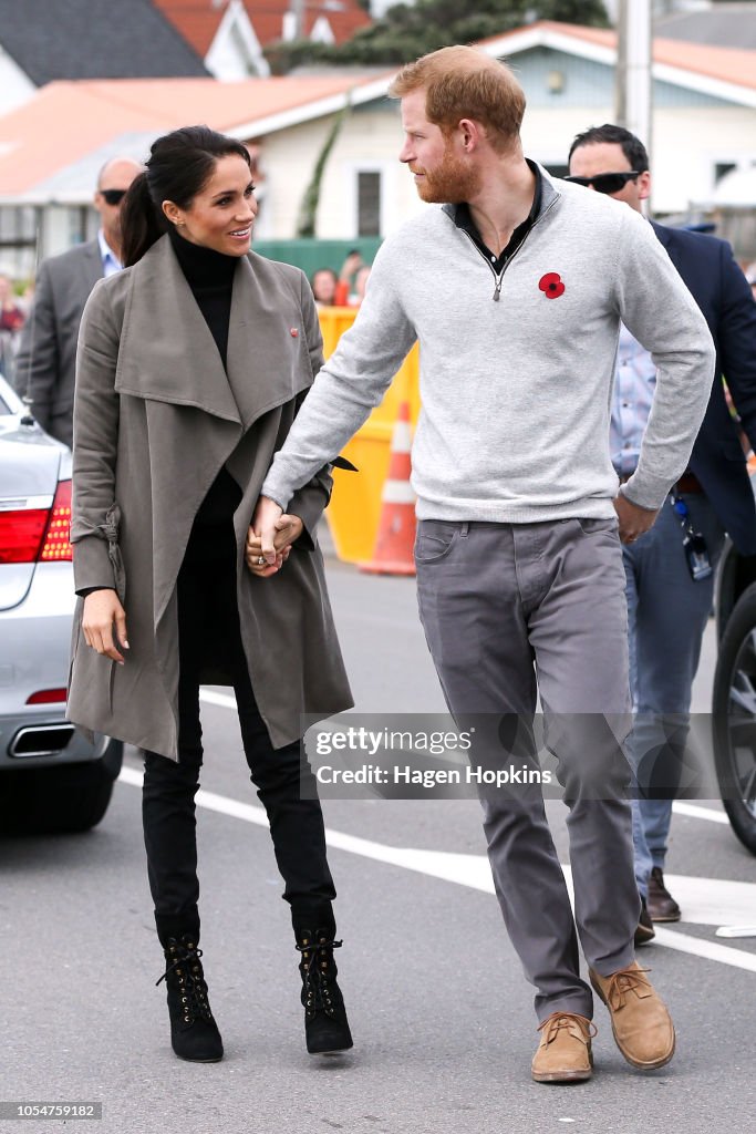 The Duke And Duchess Of Sussex Visit New Zealand - Day 2