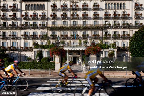 luxury hotel in stresa, on lake maggiore - stresa italy stock pictures, royalty-free photos & images