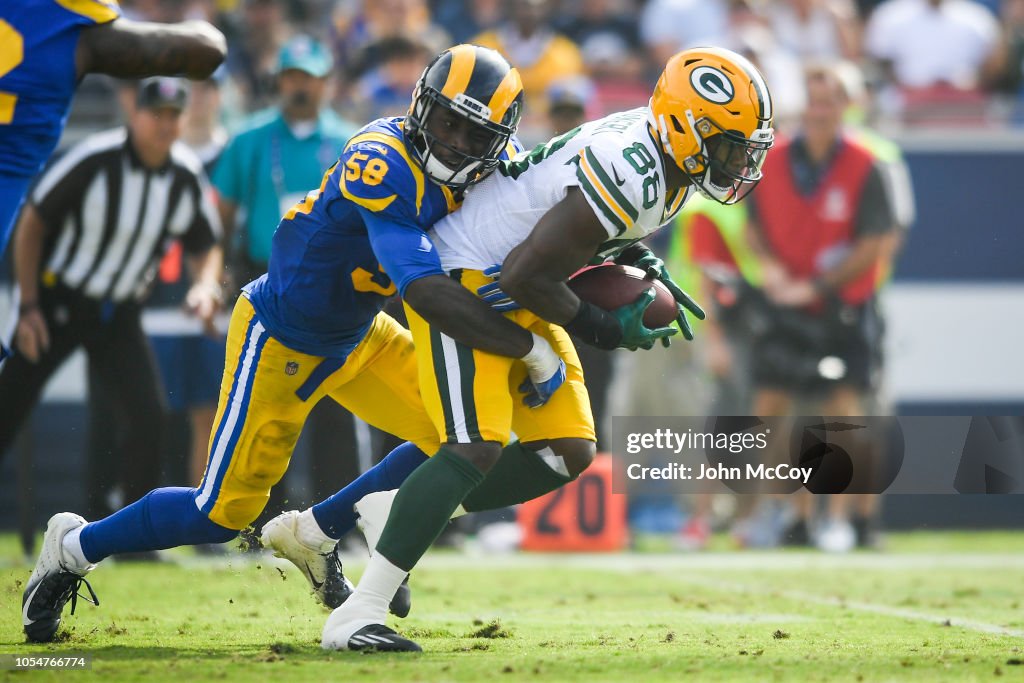 Green Bay Packers v Los Angeles Rams