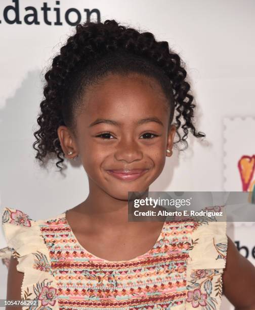 Faithe C. Herman attends the Elizabeth Glaser Pediatric Aids Foundation's 30th Anniversary, A Time For Heroes Family Festival at Smashbox Studios on...