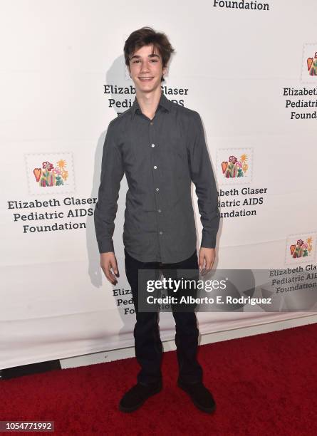 Daniel DiMaggio attends the Elizabeth Glaser Pediatric Aids Foundation's 30th Anniversary, A Time For Heroes Family Festival at Smashbox Studios on...