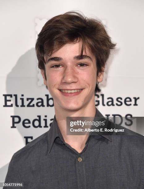 Daniel DiMaggio attends the Elizabeth Glaser Pediatric Aids Foundation's 30th Anniversary, A Time For Heroes Family Festival at Smashbox Studios on...