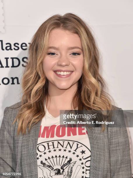 Jade Pettyjohn attends the Elizabeth Glaser Pediatric Aids Foundation's 30th Anniversary, A Time For Heroes Family Festival at Smashbox Studios on...
