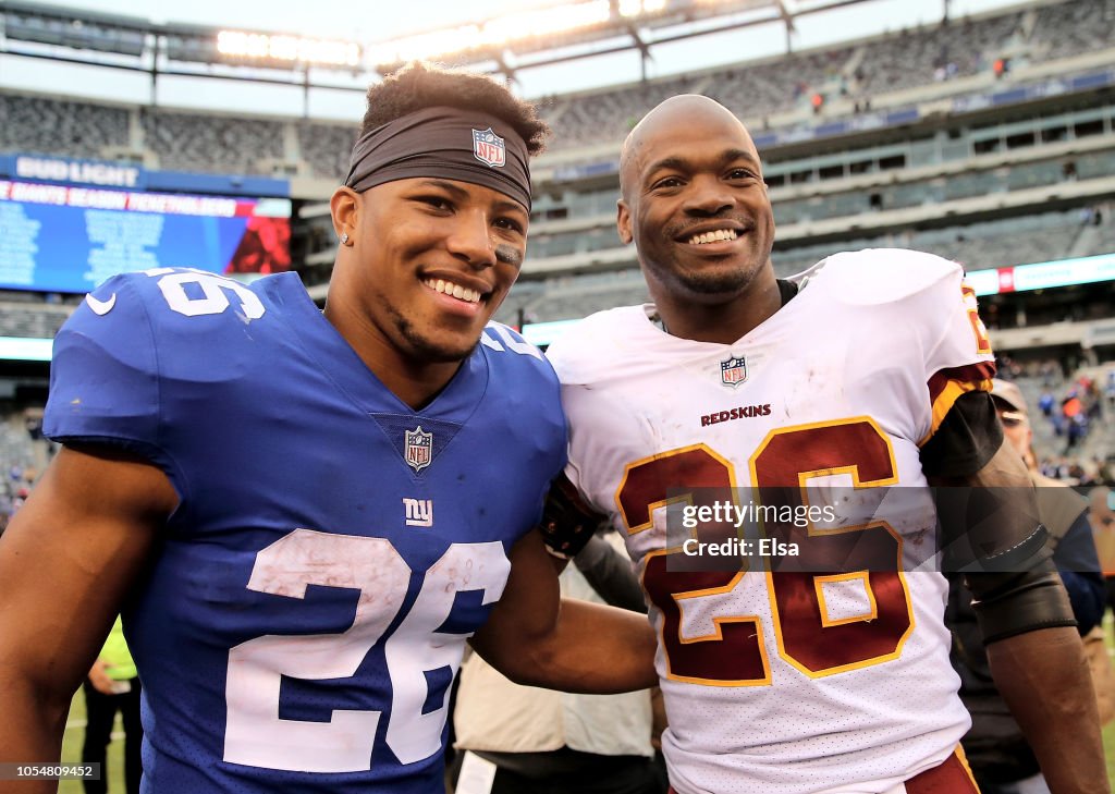 Washington Redskins v New York Giants