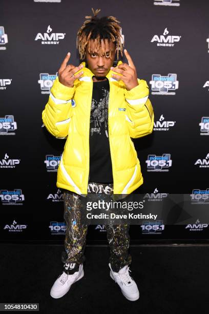 Rapper Juice Wrld attends Power105.1's Powerhouse 2018 at Prudential Center on October 28, 2018 in Newark, New Jersey.
