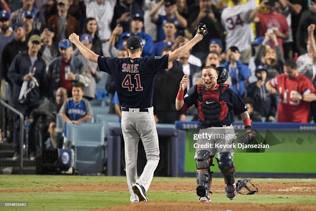 World Series - Boston Red Sox v Los Angeles Dodgers - Game Five