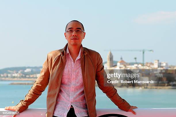 Apichatpong Weerasethakul attends a photocall for his latest movie 'Uncle Boonmee Who Can Recall His Past Lives' at the 43rd Sitges Film Festival...