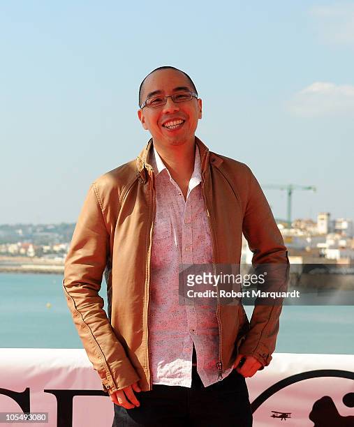 Apichatpong Weerasethakul attends a photocall for his latest movie 'Uncle Boonmee Who Can Recall His Past Lives' at the 43rd Sitges Film Festival...