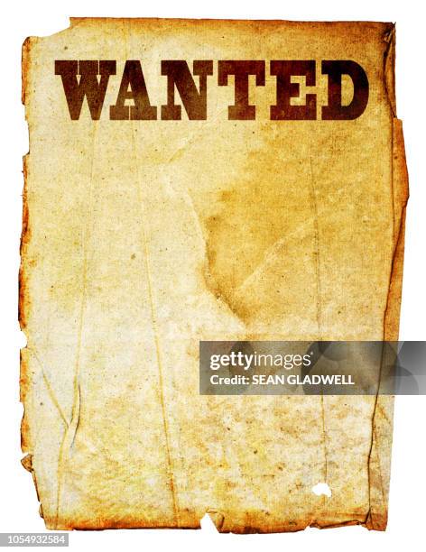 wanted poster - wanted poster stock pictures, royalty-free photos & images