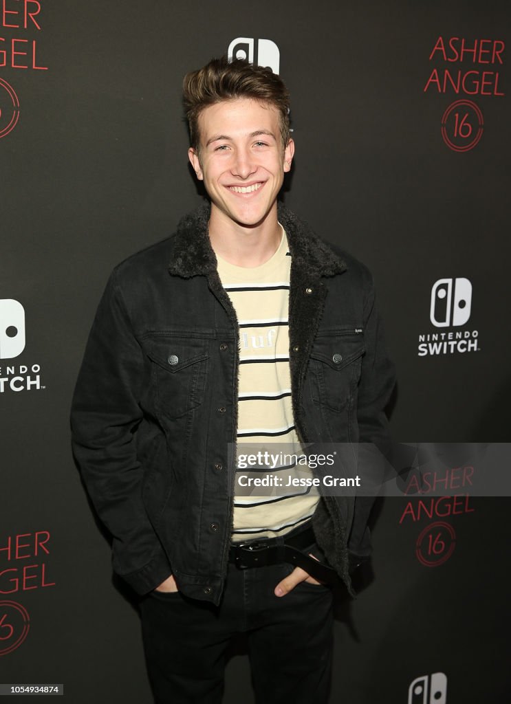 Asher Rammone Luke Mullen attends Asher Angel's 16th Birthday Party Celebration at ...