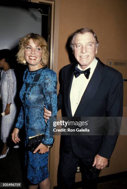 Burt Lancaster and daughter Joanna Lancaster during 1st Commitment to Life Awards at Bonaventure Hotel in Los Angeles, California, United States.