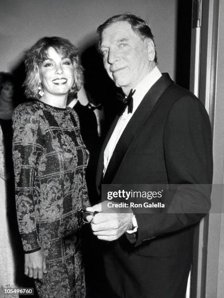 Burt Lancaster and daughter Joanna during 1st Commitment to Life Awards at Bonaventure Hotel in Los Angeles, California, United States.