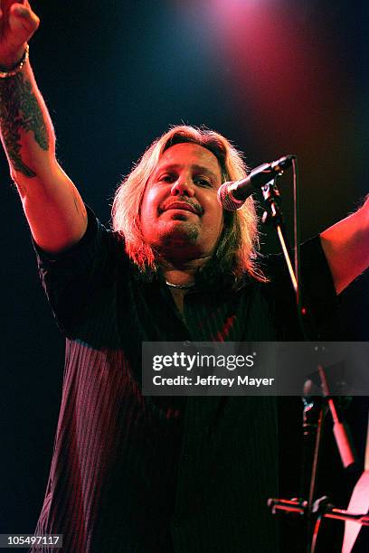 Vince Neil with The Crickets during The Crickets and Friends in Concert at the House of Blues at House of Blues in West Hollywood, California, United...