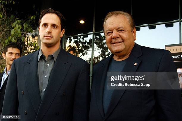Michael Sorvino and Paul Sorvino during "GoodFellas" Special Edition DVD Release at Matteo's Italian Restaurant in Los Angeles, California, United...