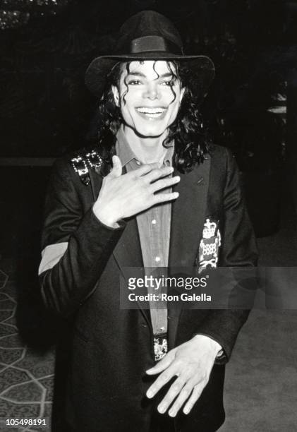 Michael Jackson during Opening of Donald Trump's Taj Mahal Casino - April 5, 1990 at Taj Mahal Hotel and Casino in Atlantic City, New Jersey, United...