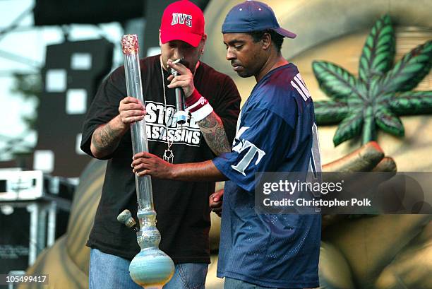 Real of Cypress Hill during The 106.7 KROQ "Weenie Roast" Concert 2004 at Verizon Wireless Amphitheatre in Irvine, California, United States.
