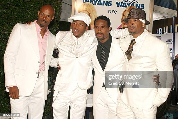 Keenen Ivory Wayans, Shawn Wayans, Marlon Wayans and Damon Wayans