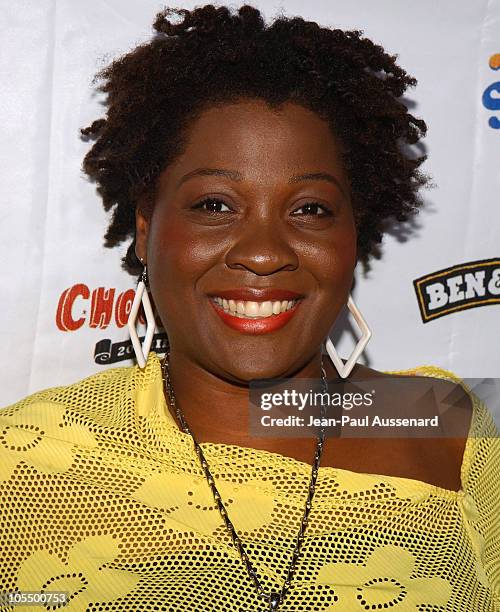 Jehmu Greene during "Rock The Vote" 2004 National Bus Tour - Concert Arrivals at Avalon in Hollywood, California, United States.