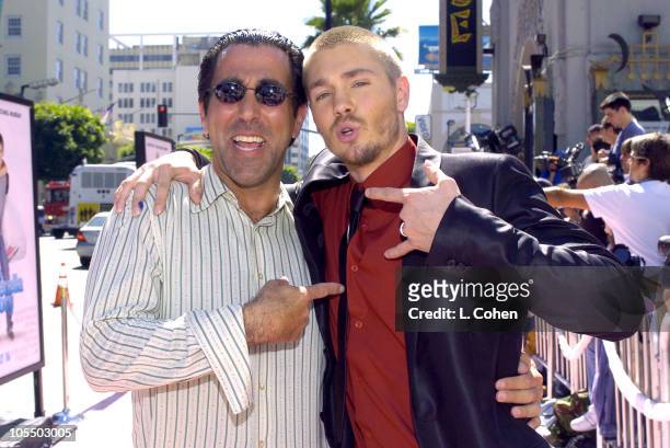 Clifford Werber, producer and Chad Michael Murray during "A Cinderella Story" Premiere - Red Carpet at Grauman's Chinese Theater in Hollywood,...