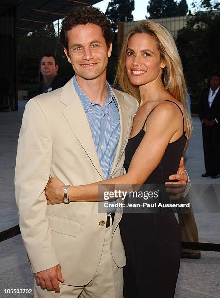 Kirk Cameron and wife Chelsea Noble during 2004 ABC All Star Summer Party at C2 Cafe in Century City, California, United States.