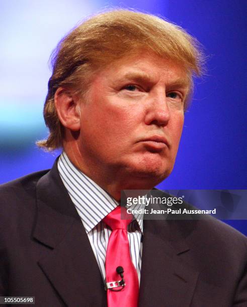 Donald Trump during NBC Summer Press Tour - Day One at Century Plaza Hotel in Century City, California, United States.