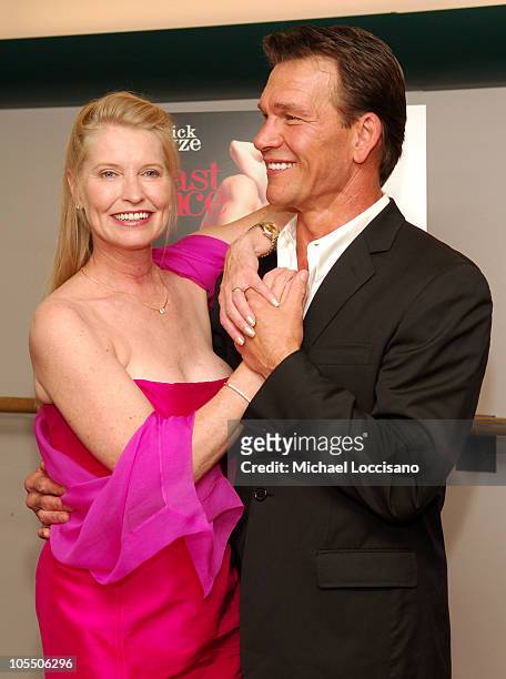 Lisa Niemi, co-star/co-writer/co-director, and Patrick Swayze, co-star/co-writer/co-producer