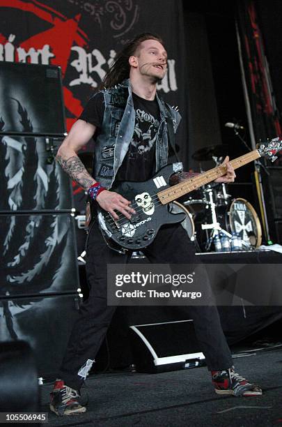 Hank Williams III of Superjoint Ritual during OzzFest 2004 Tour Opener at CTNow Meadows in Hartford, Conneticut, United States.