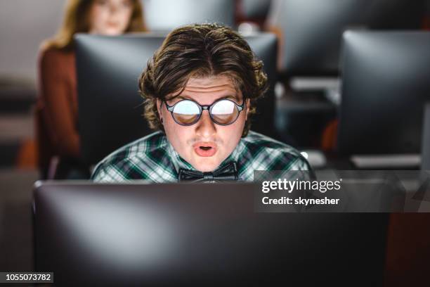 Computer Lab Nerds Nerdy Teen Photos and Premium High Res Pictures - Getty Images
