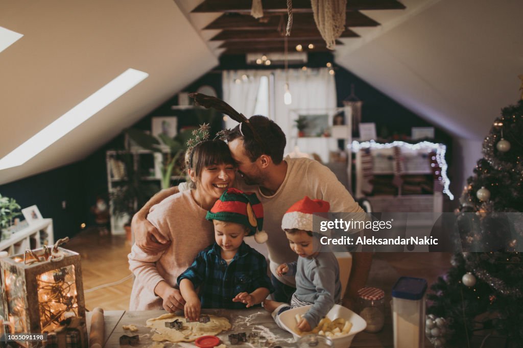 Kerstkoekjes met mijn familie bakken